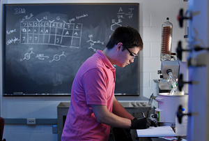 Student Researcher in Lab